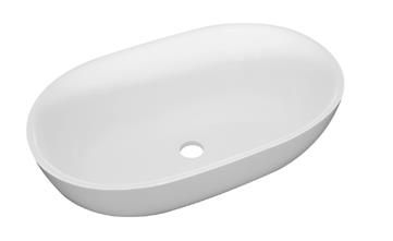 Amy Countertop Basin Polished White 560x360x145mm
