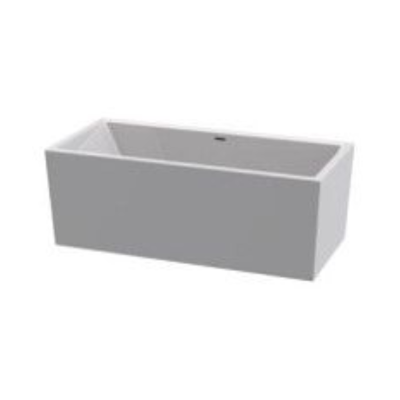 San Luis Freestanding Bath Polished White 1700x800x600mm
