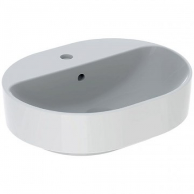 VariForm Counter-top Basin with Overflow 500x400x158mm Polished White