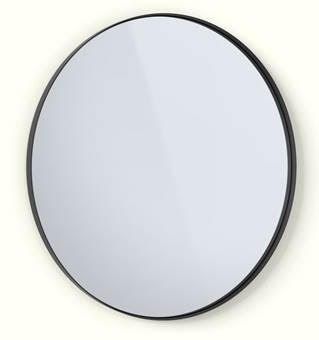 Circular Mirror 900mm without LED , 30mm frame depth Matt Black