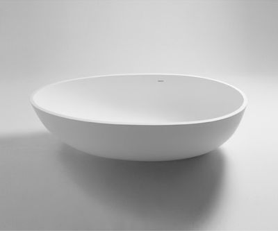 Giocoso Freestanding Bath Polished White 1760x958x510mm