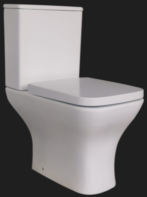 Nile CC Suite Including Rimless Pan & S/C Seat Polished White