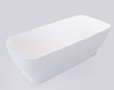 Mieke Freestanding Bath Composite - White 1610x710x525mm