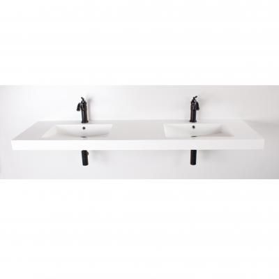 Swift Double Composite Basin Wall Mounted 1790x490x75mm