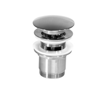 Basin Clicker Waste Slotted 32mm Stainless Steel