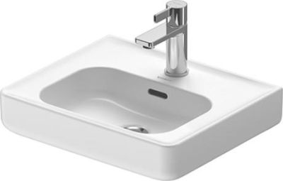 Soleil By Starck Handrinse Countertop Basin With Taphole And Overflow Polished White 450x380x130mm