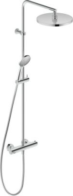 Shower Tap System Thermostatic Chrome