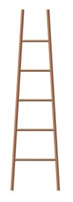 Tangent L520 Ladder 520x1890 Rose Gold Right Electrical Point