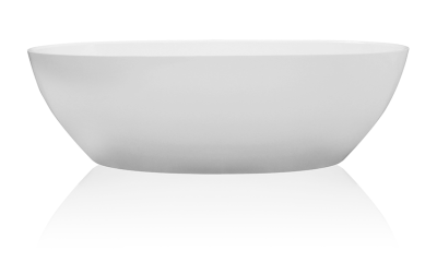 Scarlett Freestanding Bath White Polished 1500x760x520