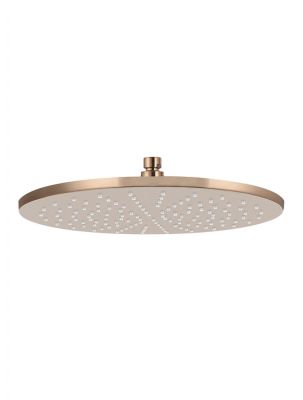 Round Shower Head Brushed Champagne 300mm