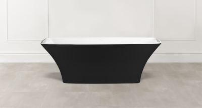 Ravello Freestanding Bath Polished Black 1743x753x597