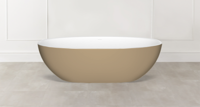 Barcelona Freestanding Bath Polished Rose Gold 1785x854x552mm
