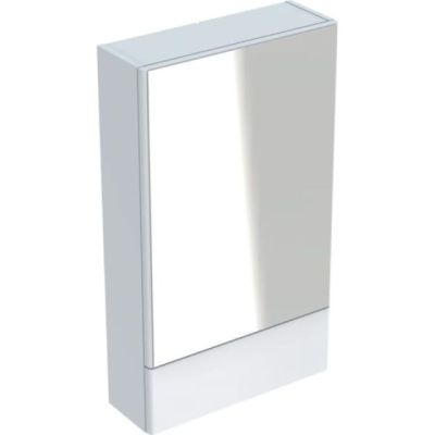 Selnova Square Mirror Cabinet One Door And One Flap Door 500mm