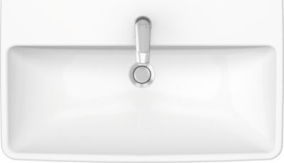 Duravit No.1 Washbasin Wall-mounted With Overflow 800mm Polished White Alpin