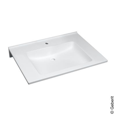 Publica Drop-in Basin Polished White 700x135x550mm