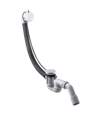 Flexaplus S Complete Set Waste And Overflow Set For Standard Bath Tubs Chrome