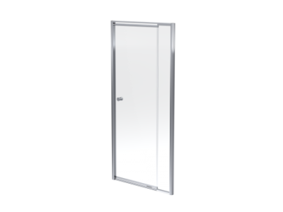 Telescopic Pivot Shower Door Silver/Clear 1130-1280x1860mm TPD13SC 1300