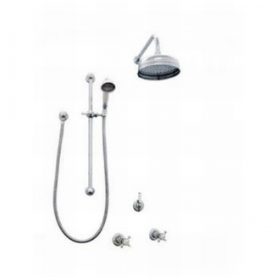 Perrin & Rowe Traditional Shower Set - Concealed 8" Shower head