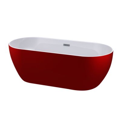 Cowley Freestanding Bath Red 1620x735x570mm
