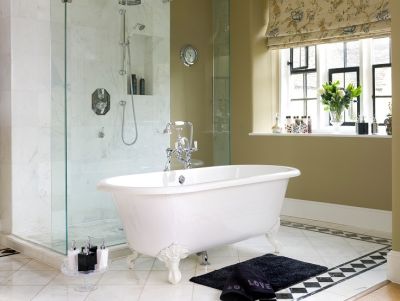Cheshire Freestanding Bath Polished White 1750x800x660mm