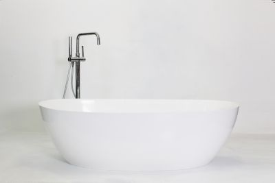 Tania Freestanding Bath Polished White 1580 x 800 x 460mm