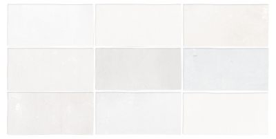 Fez White 62.5x125x10mm Matt Ceramic (0.48sqm/box)