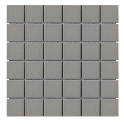 Project Light Grey Full Bodied Mosaic Porcelain 306x306x6mm (11 sheets/sqm)