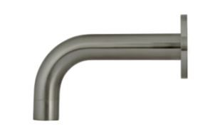 Basin Spout Short Wall-Type Basin Spout Gun Metal