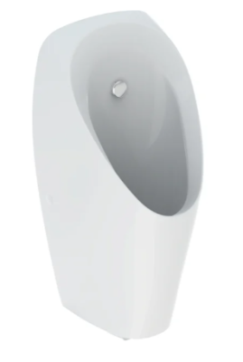 Geberit Tamina Urinal with Integrated Control, Generator Operation: T=37cm, Inlet=rear, White