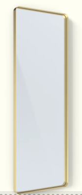 DeepFrame Soft Edge - 1500 x 800mm - 50mm - Solid Brass Matte