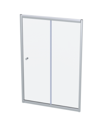 Finestra 1200 Bi-Slider 1200x1860mm Silver/Clear