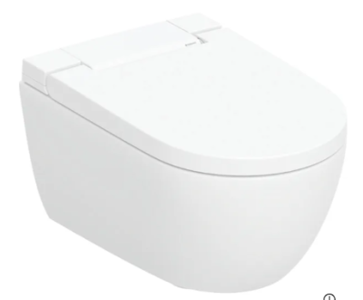 Geberit AquaClean Alba WC Complete Solution, Wall-hung WC