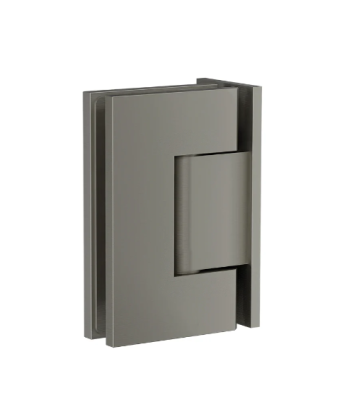 Meir Shower Door Accessories, Wall-to-Glass Hinge - Gun Metal