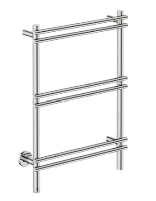 LOFT 6 Bar 550mm Straight Heated Towel Rail with PT Select Switch