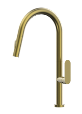 Satin Brass Spray Sink Mixer