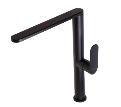 Satin Black Single Hole Sink Mixer