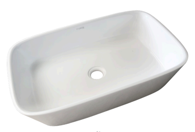 Mila Basin Matt White 540x345x120mm