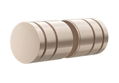 Meir Shower Door Accessories, Round Door Handle - Champagne