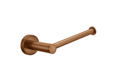 Meir Round Toilet Roll Holder - Lustre Bronze