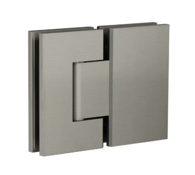 Meir Shower Door Accessories, Glass-to-Glass Hinge - Gun Metal