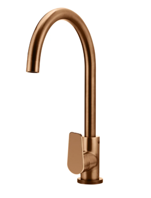 Meir Round Paddle Kitchen Mixer - Lustre Bronze