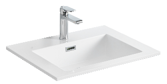 Resin Basin White 600mm