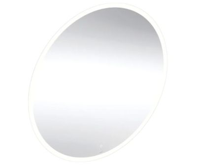 Geberit Option Round illuminated Mirror with Direct & Indirect Lighting: 75cm Diameter