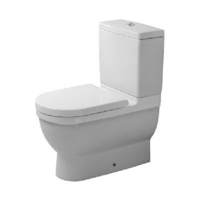 Starck 3 Floor-Mounted Pan - Close Couple - Back To Wall