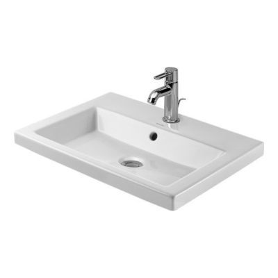 Drop In Vanity Wash Basin White  600 X 430 mm