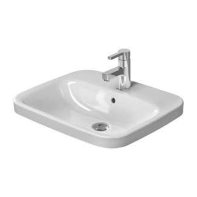 Durastyle Drop In Vanity Wash Basin White  560 X 455 mm
