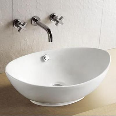 Pointed Oval Countertop  Basin 580x380x155mm