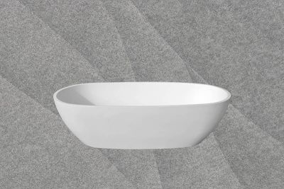 Rhea Freestanding Bath Polished White  1805x870x500mm