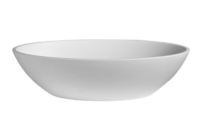 London Countertop Basin Pearl White 550x350x125mm