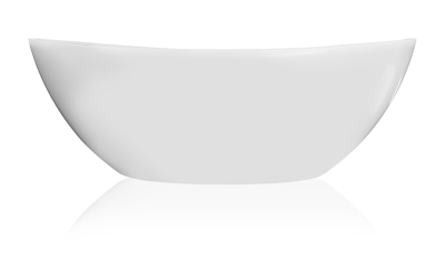 Perlato Freestanding Bath Polished White 1680x845x570mm 